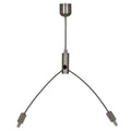 Steel Wire Suspension Lighting Cable with Cable Gripper Light Lifter Hanging Kits for Lamp