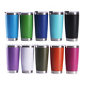 Wholesale 20oz Coffee Travel Mug Regular Vacuum Insulated Double Wall Stainless Steel Powder Coated Tumblers for Laser Engraving