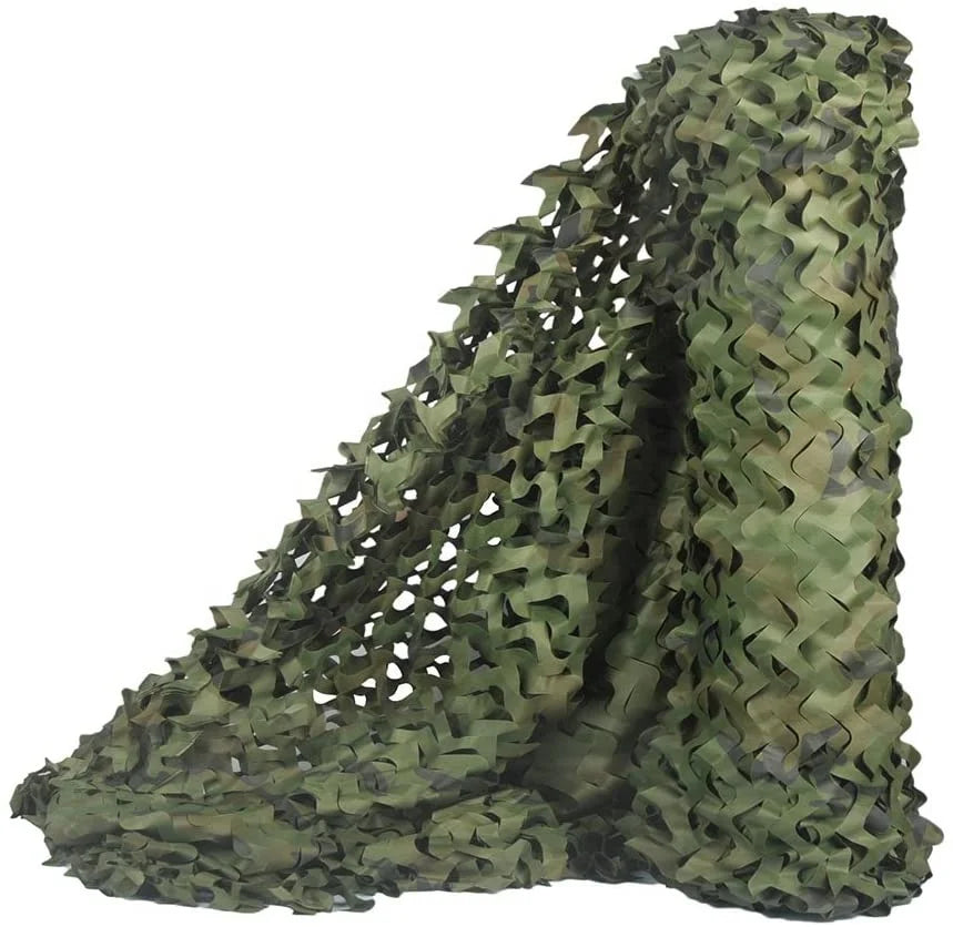 Woodland Camouflage Net Hunting Blinds Outdoor Sunshade Camo Netting