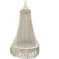 Patio Swing Factory Wholesale Unique Design Luxury Handmade Indoor 80CM Knitting Craft Hanging  Patio Swings for Kids
