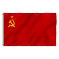Factory Custom Promotional Products 3*5ft Metal Copper Buckle Custom Soviet Flag
