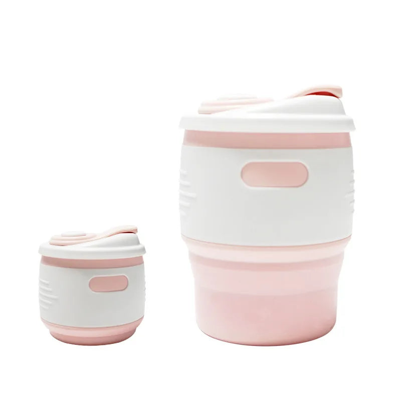 New Hot Sale BPA Silicone Cup Creative Water Bottle Travel Outdoor Retractable Cups Telescopic Collapsible Water Bottle