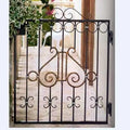 Custom Ornamental Hand Forged Ironworks Wrought Iron Small Garden Side Yard Gates Swing Hebei for Outdoor