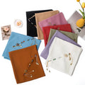 New Ethnic Style Solid Color Chiffon Square Shawl Crystal Pendant Muslim Scarf Headband Female Hijab