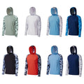 Custom Fishing Shirt logo Uv Protection Quick Drying Man Fishing Wear Hoodies Breathable Long Sleeve Fishing Shirts
