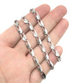 Fine Fashion Body Jewelry Stainless Steel O Chain Diy Necklace Accessories Chain Spool Roll by Meter Necklace