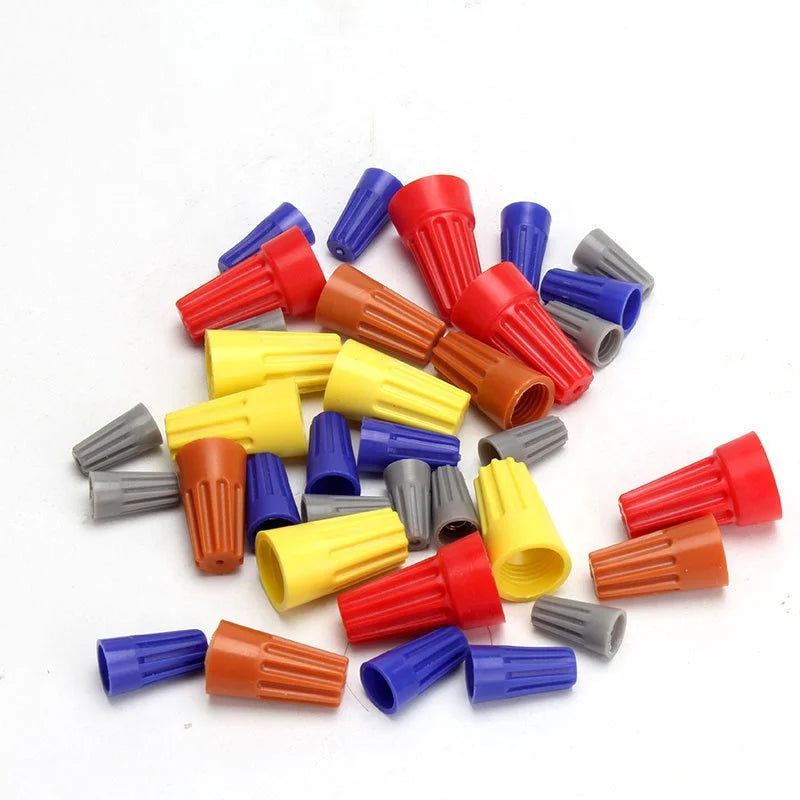 Colorful Wire Connectors P1 P2 P3 P4 P6 Nylon Closed End Crimp Terminal Screw on Twist Nuts Electrical Connector