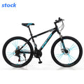 26 Inch High Carbon Steel Frame Mountain Bike New Color Bicycle with 21 Speed Disc Brake and Ordinary Pedal