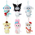 Cute Shark Cat Plush Toys Pendant PP Cotton Stuffed Doll Kids Toys Plush Doll