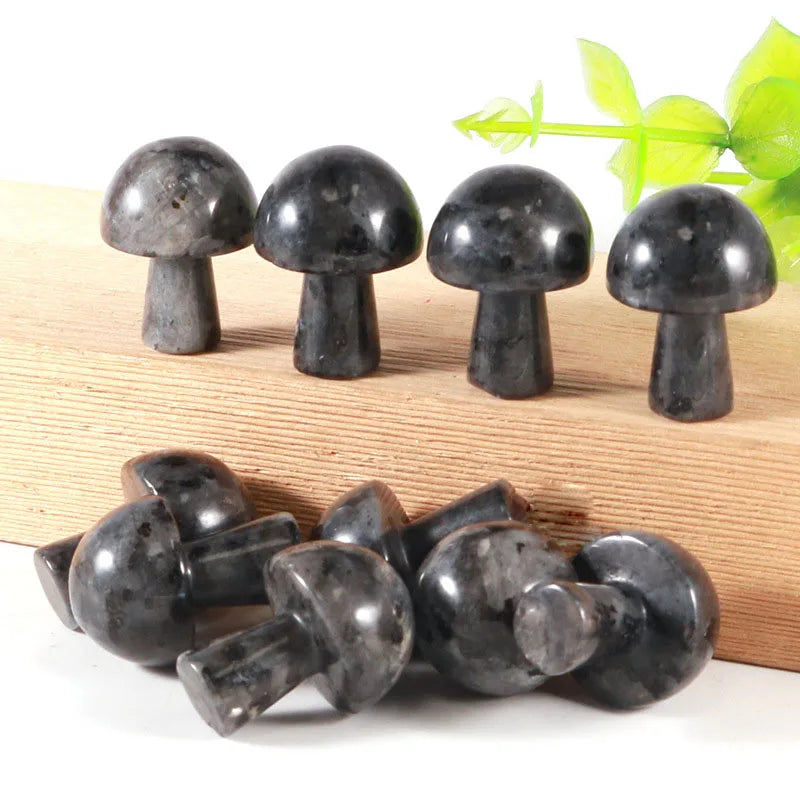DIY Wholesale Crystal Healing Stone  labradorite Mushroom for Sale