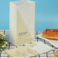 Eco-Friendly Biodegradable Stand Zipper Pouch White/Brown Kraft Paper with Wax Coating Food Cake Stand Logo Product Acceptable
