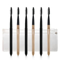Travel Hot Sale Retractable Eye Lash Makeup Brushes Colorful Eyelash Spoolie with Cover Private Label Reusable Mascara Wands