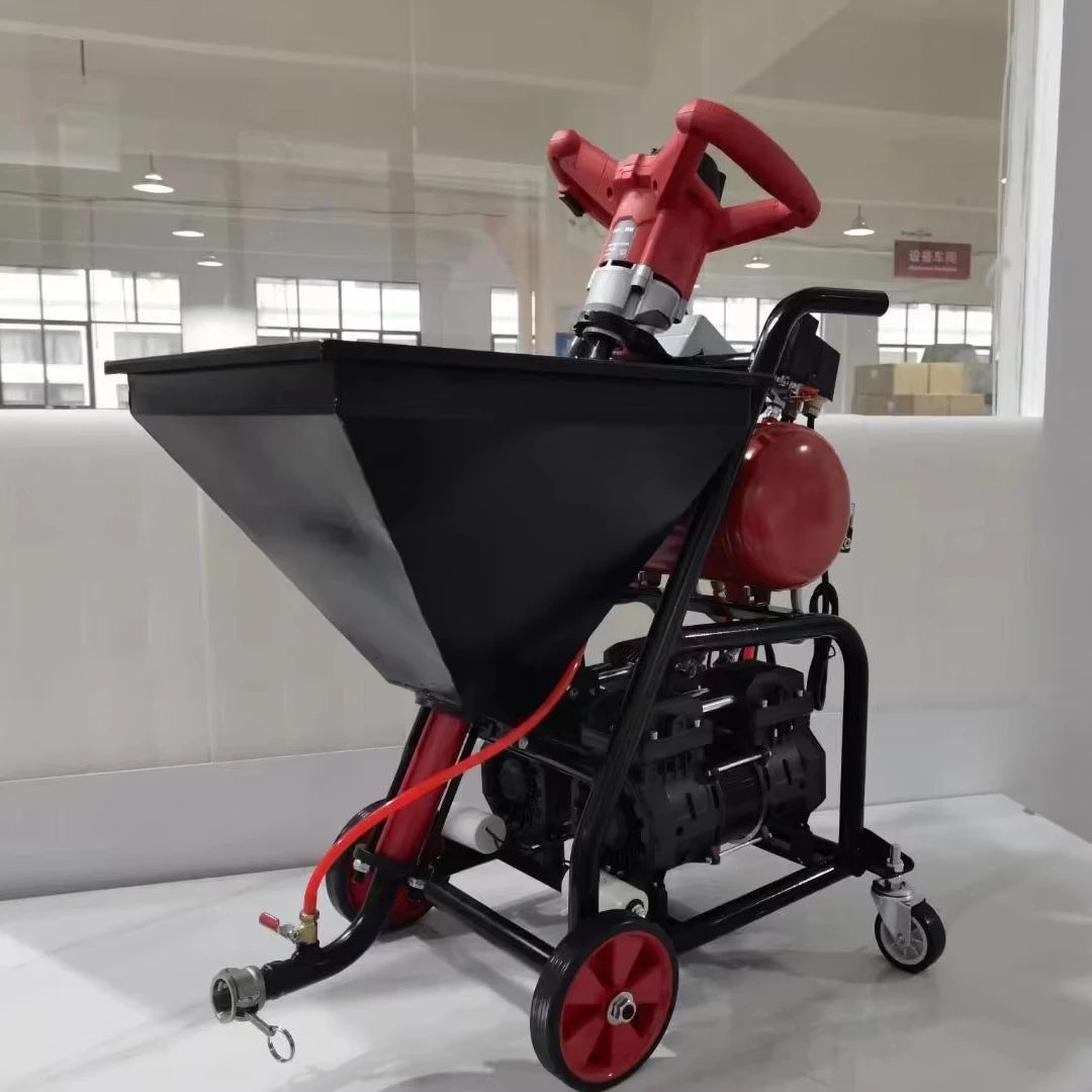 Yanfeng 368C Electric Concrete Mortar Spraying Pumping Cement Grouting Machine Putty Spraying Machine 220V 50HZ 40L Hopper 1550W