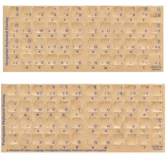 Keyboard Stickers Transparent for All Languages MegaBDM