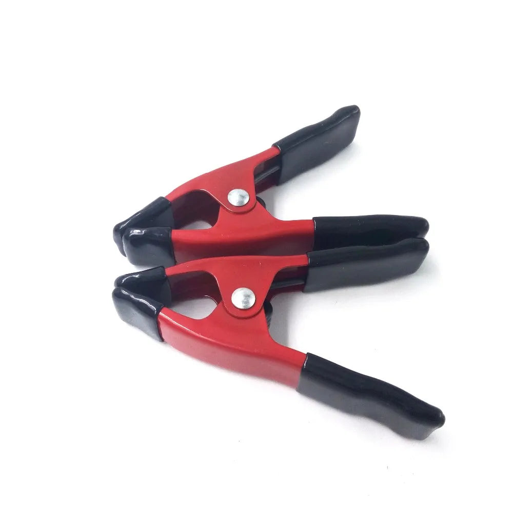 2 4 6 9 Inch Heavy Duty Small Spring Clips Clamps with PVC Handles for Wood Working DIY Crafts Photo Props