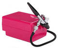 BT-16 Professional Mini Nail & Cake Airbrush Compressor Rechargeable Gravity Feed ABS & Copper for Beginners and Experts Alike