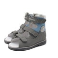 Princepard Wholesale Summer Shoes for Boys Kids Orthopedic Sandals Arch Support Flat Foot Orthopedic Children Shoes Grey Blue