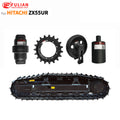 ZX55UR Excavator Undercarriage Parts Idler Wheel Drive Sprocket Top Carrier Roller Bottom Roller for Hitachi