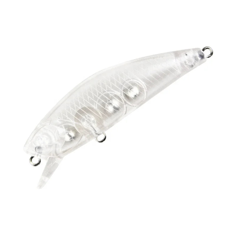 New 75mm 10g Jerkbait Lure Bodies Sinking Minnow Unpainted Lure Blanks Fishing Lure Blanks Unpainted