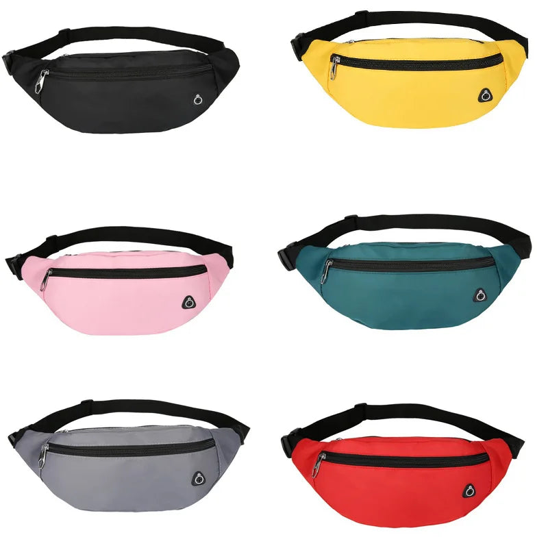 Women Run Pouch Sports Outdoor Waterproof Sling Chest Fanny Pack Outdoor Running Waist Bag