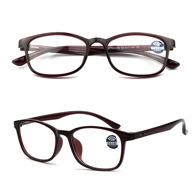 Custom High-quality TR90 Anti-Blue Light Computer Glasses Optical Frame with Ultra-light Retro Design