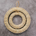 Japanese Handmade Straw Woven Corn Husks Mat Kitchen Heat Insulation and Anti-scalding Placemats Bowls and Pans
