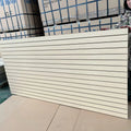 Color Paint Panel Pre Finished Printing Slot Uv Coated Laminated Mdf Board for Kitchen Cabinet Door