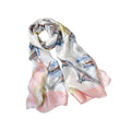 GLS026 Custom logo  Print Silk Scarves Long Silk Scarf