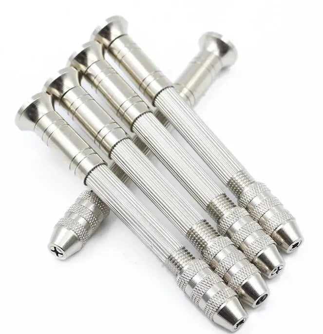 Mini Hand Drill Tool Set Silver Color Lapidary Gemstone Machine