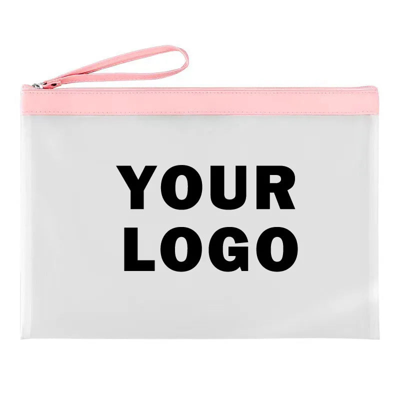 A4 Transparent Frosted Thickened Waterproof File Bag Data Storage Bag Student Exam Bag