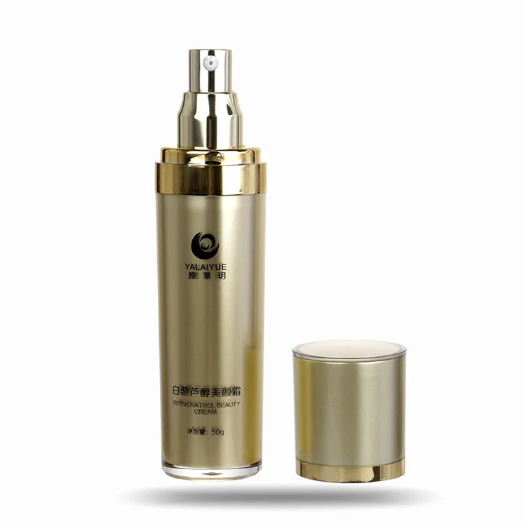 Private Label OEM ODM Wholesale Good Quality Guangdong Resveratrol Face Whitening Lightening Anti-Aging Moisturizer Cream GMP