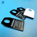 Laminated Electrical Plastic Panel Identification Labeling Shrink Voltage Custom Labels Legend Engraved  Traffolyte Valve Tag