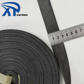 High Strength 3K /12K 100% Carbon Fiber Sleeve Braided Sleeves for Fishing Pole 12mm