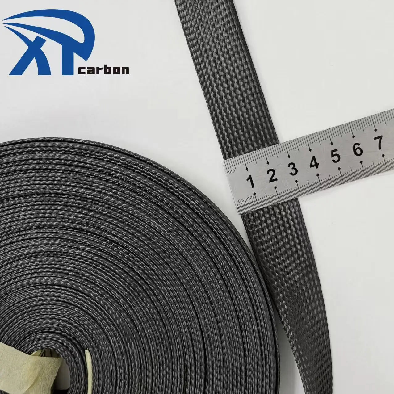 High Strength 3K /12K 100% Carbon Fiber Sleeve Braided Sleeves for Fishing Pole 12mm