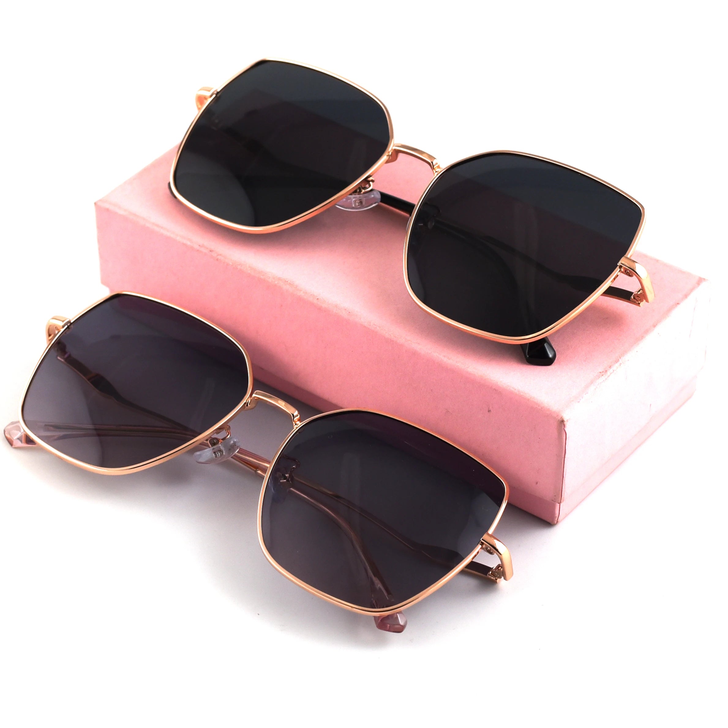 DOISYER Women's Designer UV400 Polarized Sunglasses Hot Sale Fashion Metal Sun Glasses with Custom Logo Pilot Style Shades