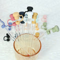 Silicone Manufacturer 8 and 10mm Personal Customized Straw Cover Topper Custom Silicone  Charms Custom Straw Toppers for Tumbers