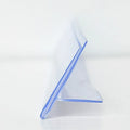 Plastic Pvc Extrusion Adhesive Price Display Strip for Single Channel