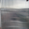 Static Reeded Fluted Glass Window Film Frosted Window Privacy protection Widely Use for Office Home Self Adhesive