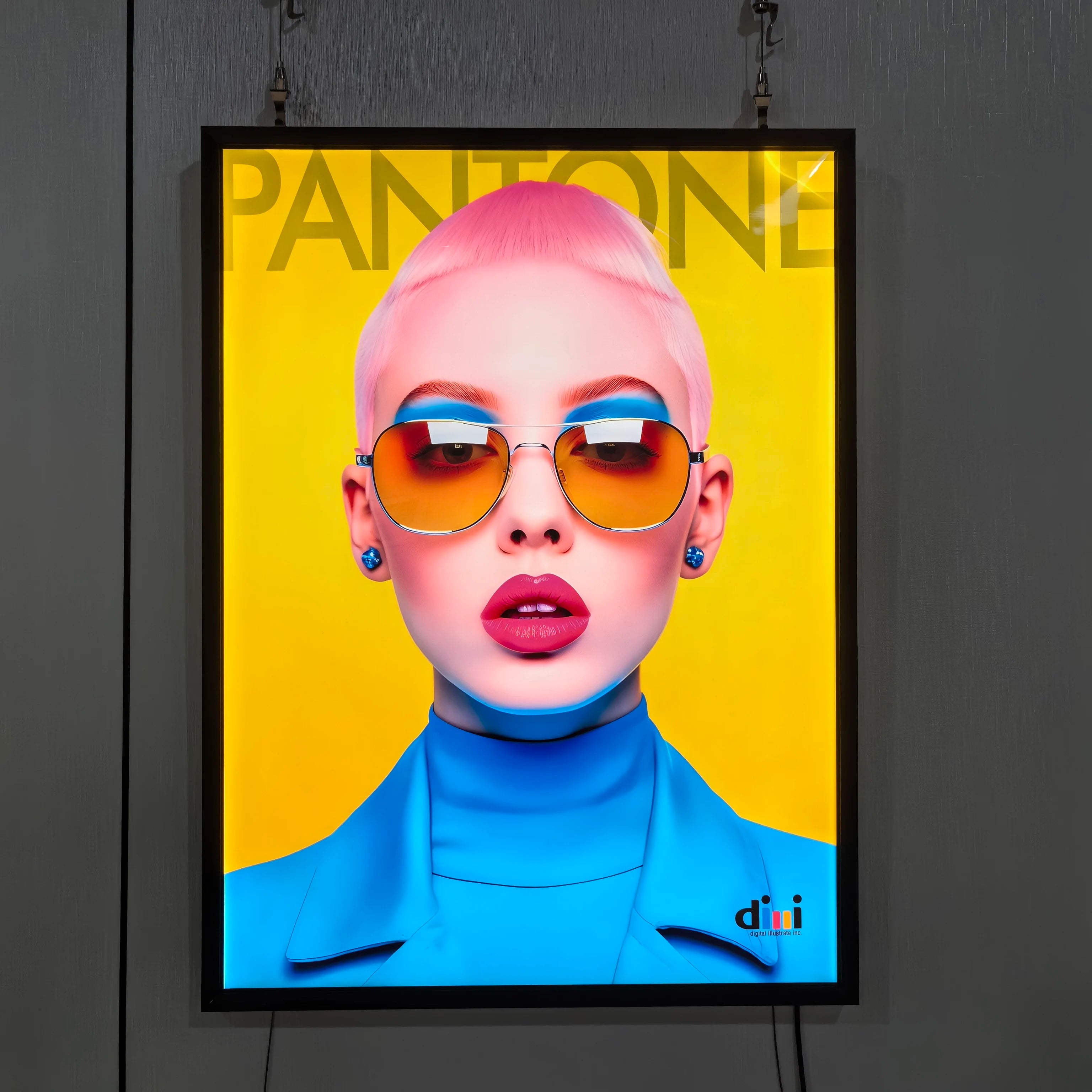 Custom Slim Aluminum Frame LED Sign Light Box UV Printing PVC Material Advertising Decorative Painting Shopping Malls Cinemas