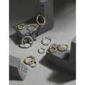 VIANRLA Minimalist Huggie Hoops in 925 Sterling Silver 8mm Simple Hoop Earrings