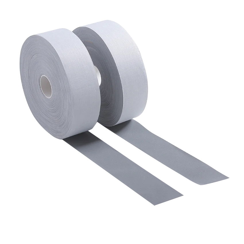 En471 ANSI107 Grey T/C Reflective Safety Fabric Tape for Jacket Safety Vests