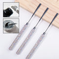 Japanese Rosewood & Steel Nail Mixing Stick for Acrylic/UV Gel - Dual-End Color Blending Tool Nail Art Glue Pen