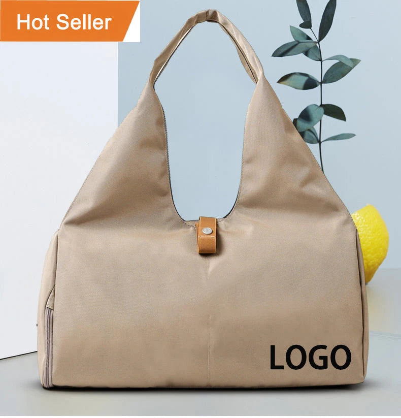 Large Capacity Portable Travel Bag Fashionable Single Shoulder Dry Wet Separation Storage for Short Haul Sports Fitness Training