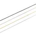 Wholesale Women Necklace 1.5mm Thickness 20inch 18k Gold Filled Stainless Steel Snake Chain