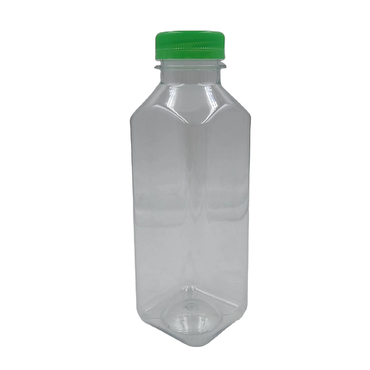 Wholesale Disposable Pet Plastic Juice Beverage Bottle Empty Transparent Plastic Water Bottle Slender With Lid Beverage Bottle