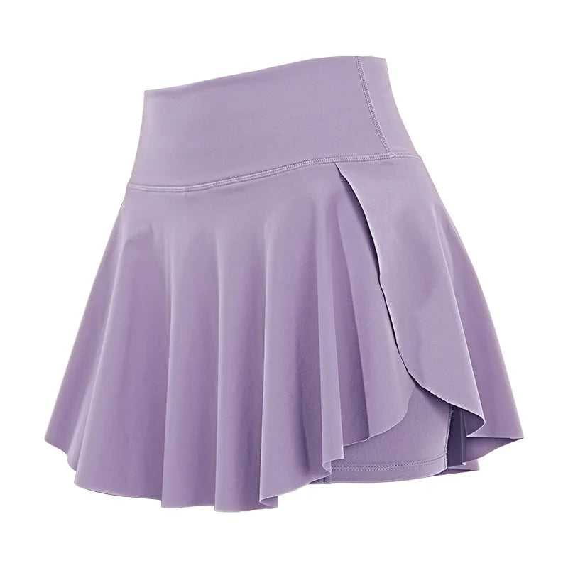 Sports Warm-up Short Shorts Summer Outdoor Badminton Tennis Skirt Pleated High Waisted Yoga Quick Drying Skirt Pants