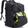 Adjustable & Waterproof Tactical Motorcycle Helmet Backpack for Secure Luggage Storage and Helmet Holding