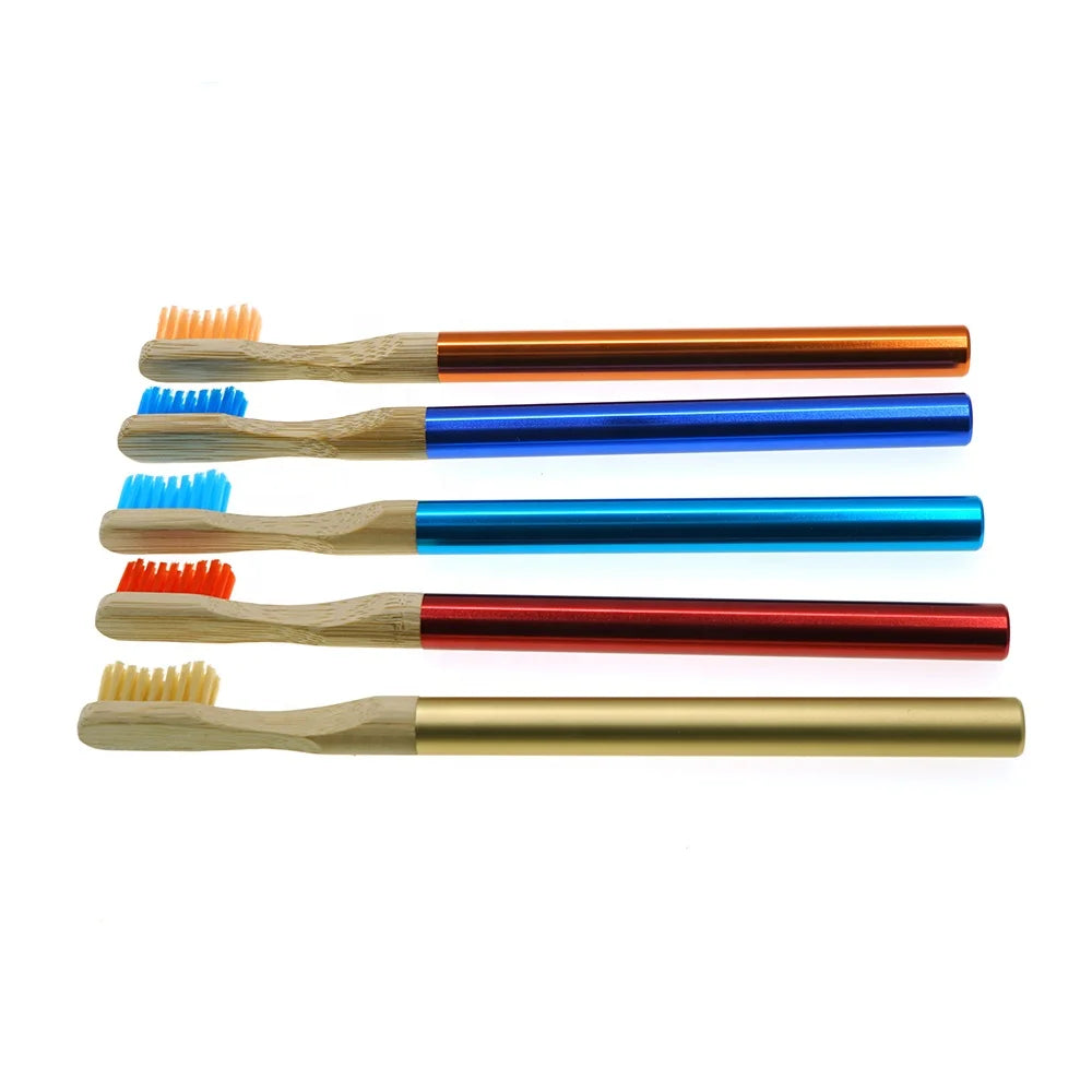 Long Live Aluminum Handle Free Rust Replacement Toothbrush Heads Custom Design Heads Tooth Brushes