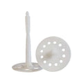80mm Length Plastic Insulation Anchors with Smooth Shank for Wall and Nail Installation Industrial Grade