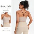 Lightweight Fitness Bra Tank Top Yoga Training Active Wear Shockproof Colo Blocked Print Plus Size Comfortable Spandex Lining